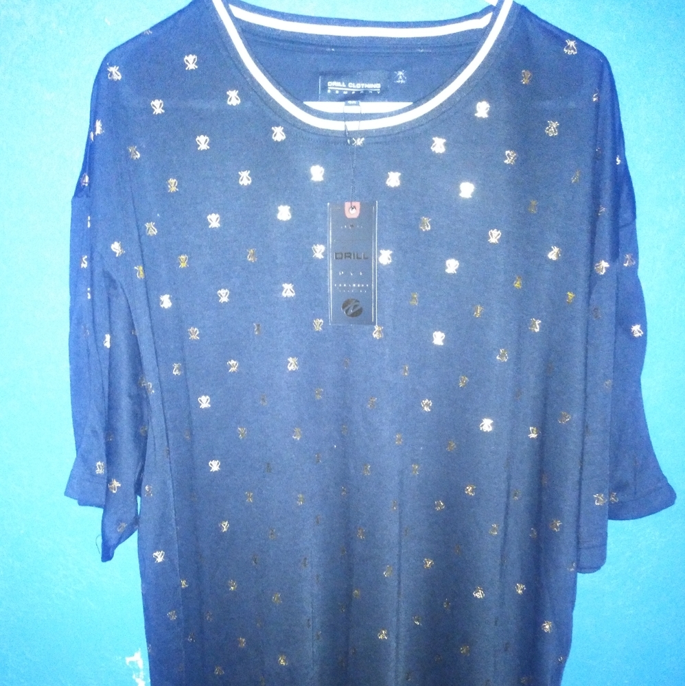 Drill clothing company 4xl black and gold